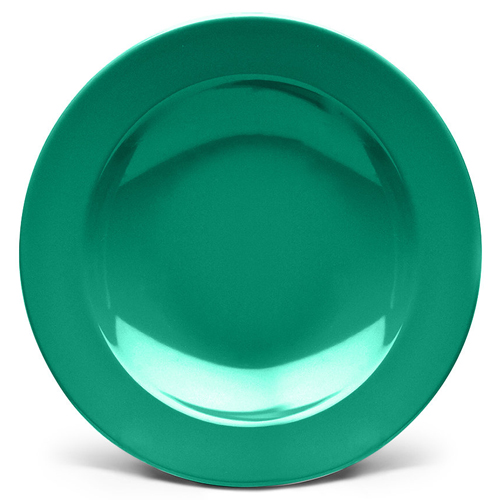 Elite Global Solutions D10PB Rio Autumn Green oz. Round Melamine Pasta / Soup Bowl - Case of 6