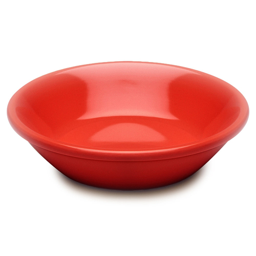 Elite Global Solutions D40M Rio Spring Coral 5.5 oz. Round Melamine Monkey Dish - Case of 6