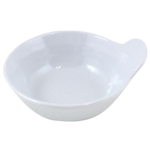 Elite Global Solutions D452RR Pebble Creek White 6 oz. Bowl with Lip - Case of 6