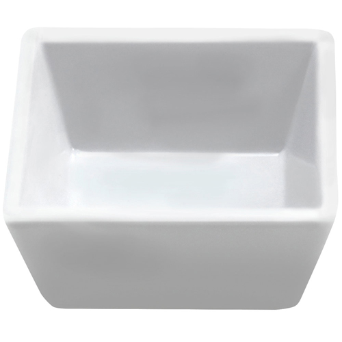 Elite Global Solutions D4SQ Zen 4 oz. White Square Kozara Sauce Cup - Case of 6