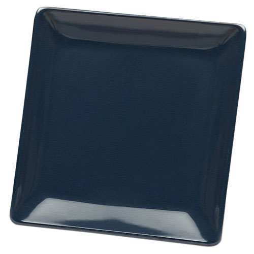 Elite Global Solutions D99SQ Squared Lapis Square Melamine Plate - Case of 6