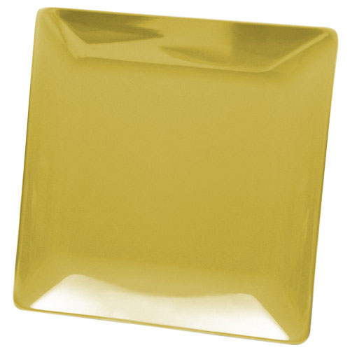 Elite Global Solutions D99SQ Squared Olive Oil Square Melamine Plate - Case of 6