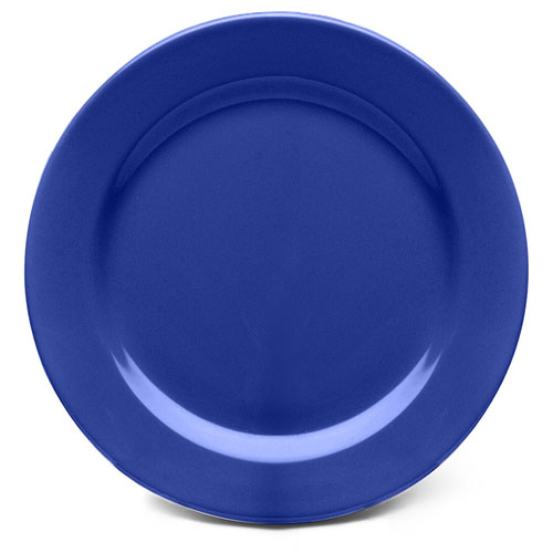 Elite Global Solutions D9PL Rio Winter Purple Round Melamine Plate - Case of 6