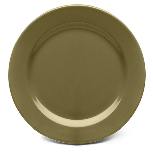 Elite Global Solutions D9PL Urban Naturals Lizard Round Melamine Plate - Case of 6