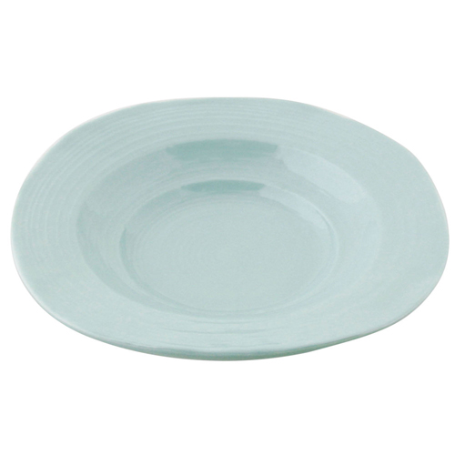 Elite Global Solutions DB11 Della Terra 22 oz. Mint Green Irregular Round Bowl - Case of 6