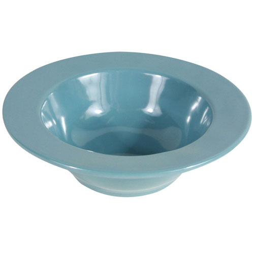 Elite Global Solutions DB6C Cottage Vintage California oz. Cameo Blue Round Rim Bowl - Case of 6