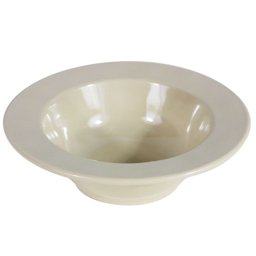 Elite Global Solutions DB6C Cottage Vintage California 10 oz. Vanilla Round Rim Bowl - Case of 6