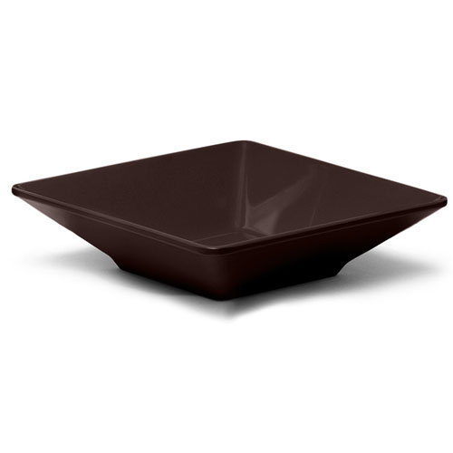 Elite Global Solutions DB772SQ Squared Aubergine Square Melamine Bowl - Case of 6