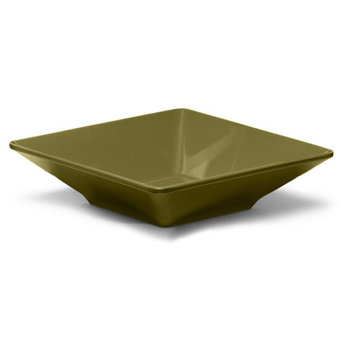 Elite Global Solutions DB772SQ Squared Lizard Square Melamine Bowl - Case of 6