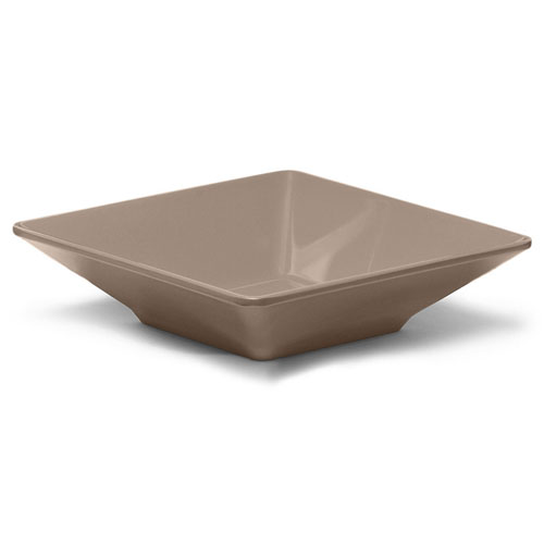 Elite Global Solutions DB772SQ Squared Mushroom Square Melamine Bowl - Case of 6