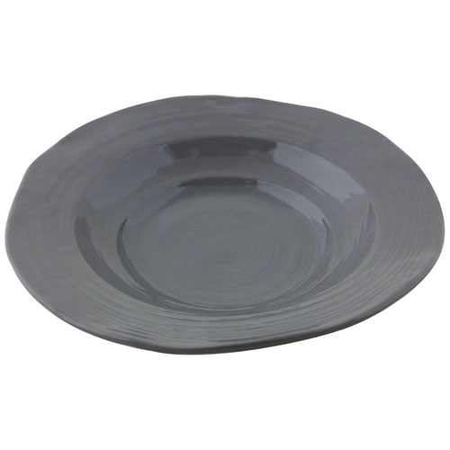 Elite Global Solutions DB7 Della Terra oz. Gray Irregular Round Bowl - Case of