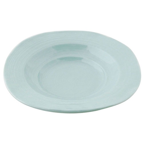 Elite Global Solutions DB7 Della Terra 6 oz. Mint Green Irregular Round Bowl - Case of 6