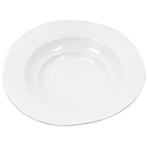 Elite Global Solutions DB7 Della Terra oz. White Irregular Round Bowl - Case of