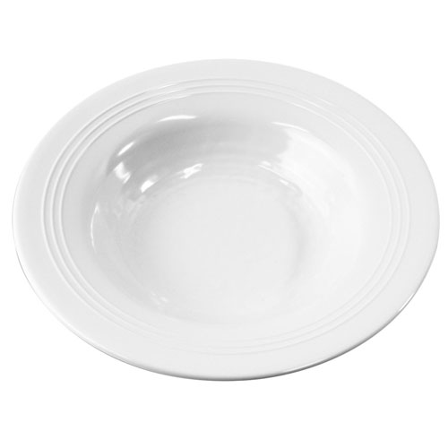 Elite Global Solutions DB82GG Durango 16 oz. White Round Gloss Melamine Bowl - Case of 6