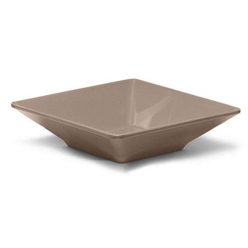 Elite Global Solutions DB834SQ Squared Mushroom Square Melamine Bowl - Case of 6
