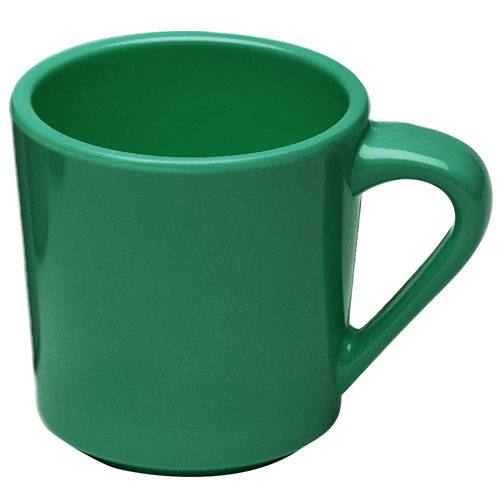 Elite Global Solutions DC-AG Rio Autumn Green oz. Melamine Mug - Case of 6