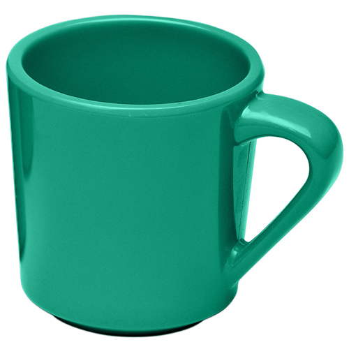 Elite Global Solutions DC14-AG Rio Autumn Green oz. Melamine Mug - Case of 6