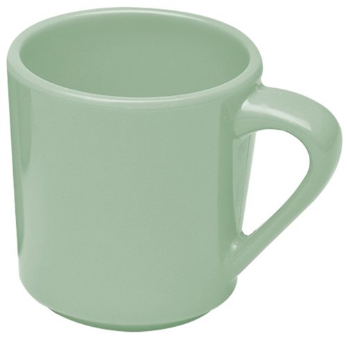 Elite Global Solutions DC Cottage Vintage California Hemlock 10 oz. Melamine Mug - Case of 6