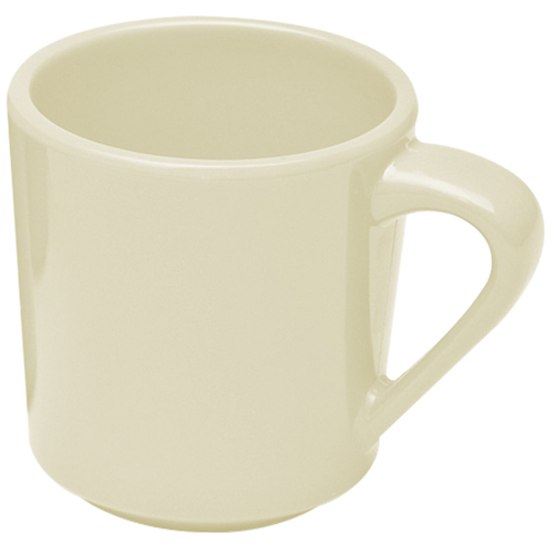 Elite Global Solutions DC Cottage Vintage California Vanilla 10 oz. Melamine Mug - Case of 6