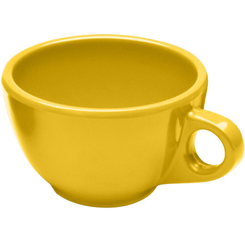 Elite Global Solutions DMC Rio Yellow oz. Melamine Coffee Cup - Case of 6
