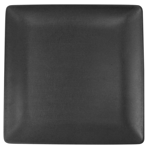 Elite Global Solutions ECO1111SQ Greenovations 11" Black Square Plate - Case of 6
