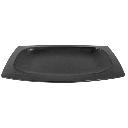 Elite Global Solutions ECO1258 Greenovations Black 12 1/2" x 8 3/16" Rectangular Platter - Case of 6