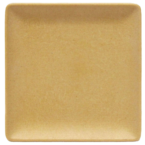 Elite Global Solutions ECO66SQ Greenovations 6" Rattan-Colored Square Plate - Case of 6