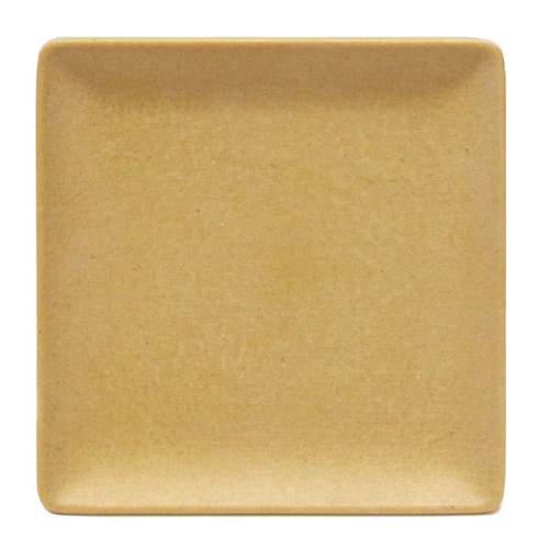 Elite Global Solutions ECO99SQ Greenovations 9" Rattan-Colored Square Plate - Case of 6
