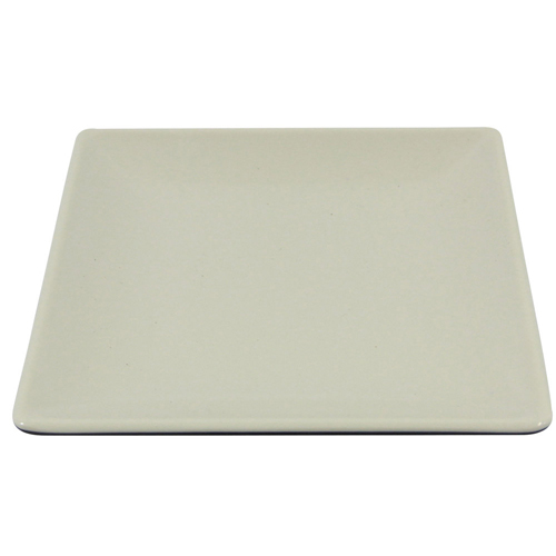 Elite Global Solutions JW552T Karma 5" Ebony Sand Square Two-Tone Melamine Plate - Case of 6