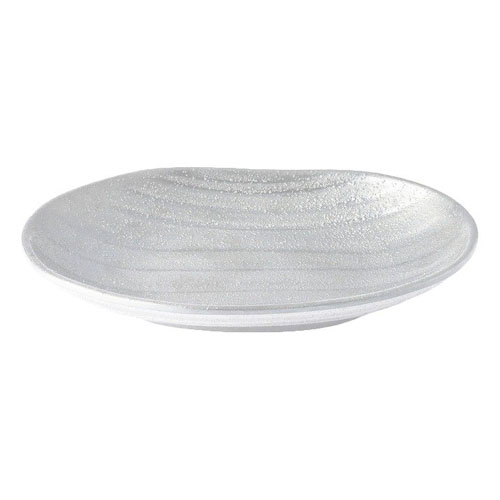 Elite Global Solutions JW7307 Zen 7 1/4" x 4 1/2" White Deep Oval Plate - Case of 6