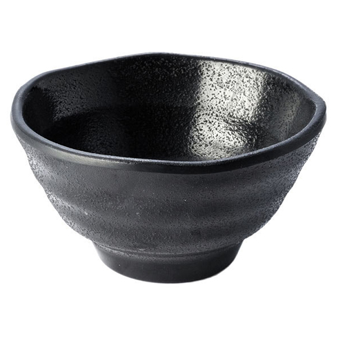 Elite Global Solutions JWT44 Zen 8 oz. Black Round Bowl - Case of 6