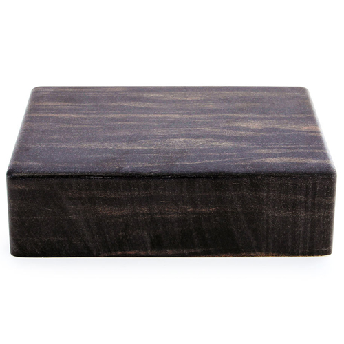 Elite Global Solutions M1063 Fo Bwa Rectangular Faux Zebra Wood Melamine Modular Riser - 10" x 6" x 3" - Case of 3