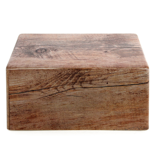 Elite Global Solutions M1065 Fo Bwa Rectangular Faux Driftwood Melamine Modular Riser - 10" x 6" x 5" - Case of 2