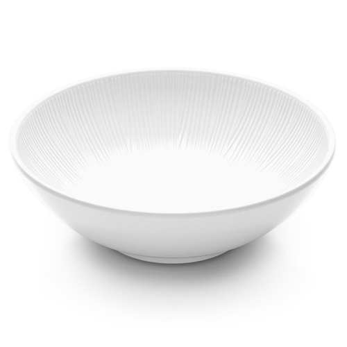 Elite Global Solutions M10R325T Sunburst White 2.5 Qt. Melamine Bowl - Case of 6