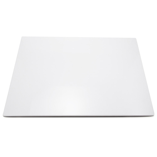 Elite Global Solutions M13518F Display White Melamine Flat Tray with Feet - 18" x 13 1/2" - Case of 2