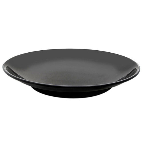 Elite Global Solutions M15R2B Foundations Black 15" Round Platter - Case of 3