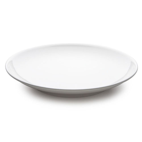 Elite Global Solutions M15R2NW Foundations Display White 15" Round Platter - Case of 3