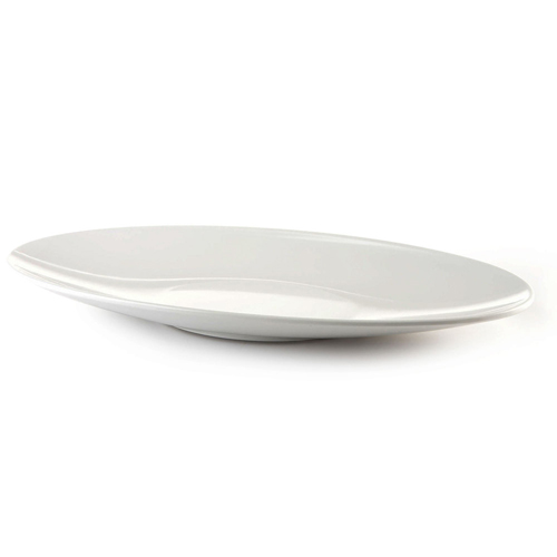 Elite Global Solutions M167P Moderne Display White 1.25 qt. Oblong Platter - Case of 6