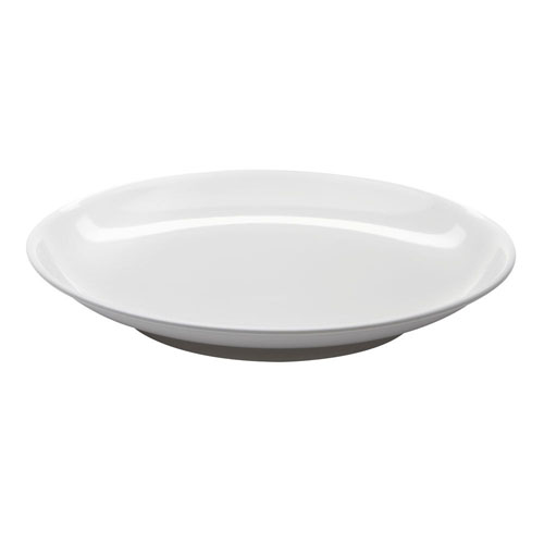 Elite Global Solutions M17R2NW Foundations Display White 17" Round Platter - Case of 3