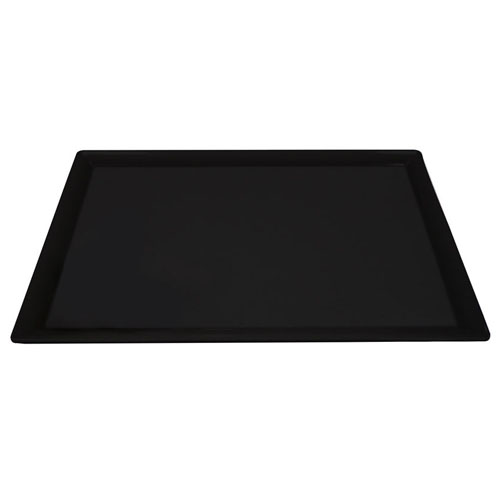 Elite Global Solutions M18513 Black Melamine Platter - 18" x 13" - Case of 6