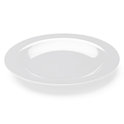 Elite Global Solutions M20R The Classics Display White Wide Rim Round Platter - Case of 3