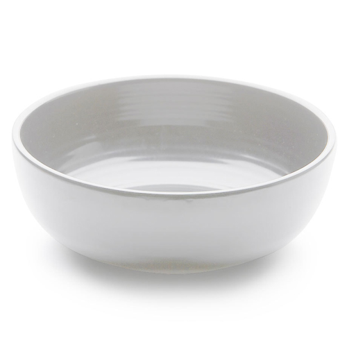 Elite Global Solutions M9R3NW Foundations Display White 2.25 Qt. Round Ring Bowl - Case of 6