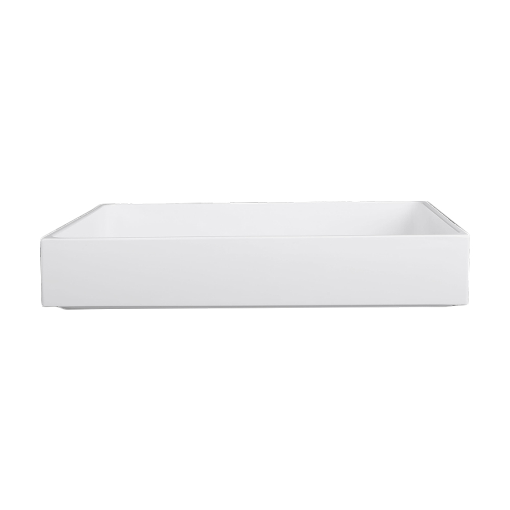 Elite Global Solutions Modern European White Rectangular Bin, 3