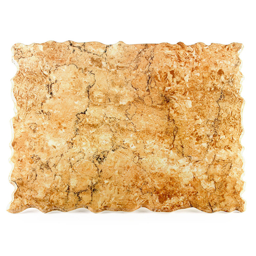 Elite Global Solutions QS2420 Rocky Mountain High 23 3/4" x 20" Rust Granite Rectangular Riser - Case of 2