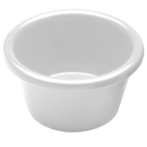 Elite Global Solutions R15SM Ramekins 1.5 oz. White Round Ramekin - Case of 6