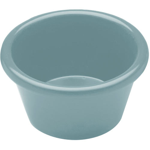 Elite Global Solutions R3SM Cottage Vintage California 3 oz. Cameo Blue Melamine Ramekin - Case of 6