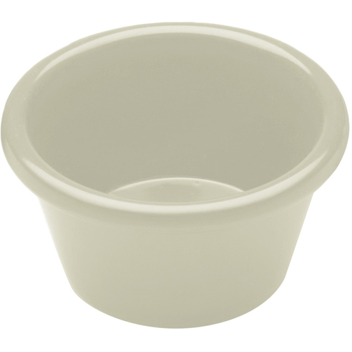 Elite Global Solutions R3SM Cottage Vintage California 3 oz. Vanilla-Colored Melamine Ramekin - Case of 6