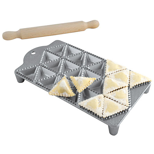 Eppicotispai Ravioli Maker, Makes Twenty-Four 2" Triangles