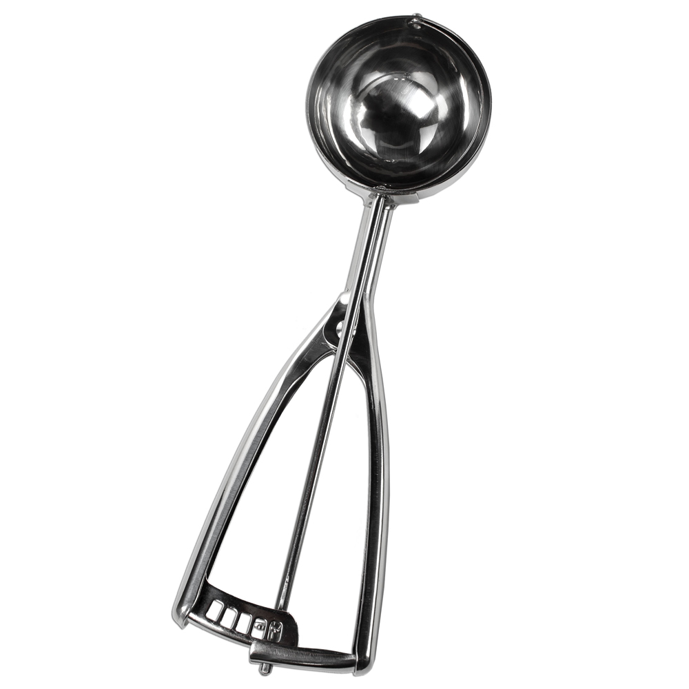 Fat Daddio's Stainless Steel Scoop, 1/3 Cup (#12 Scoop)
