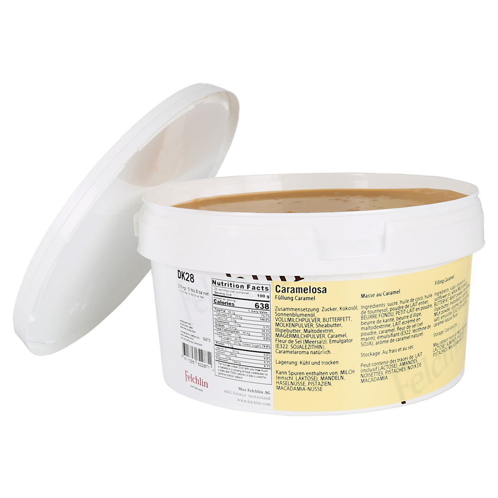 Felchlin Caramelosa Caramel Filling, 5.5 Lbs.